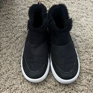 Cozy Black Kids Shoes
